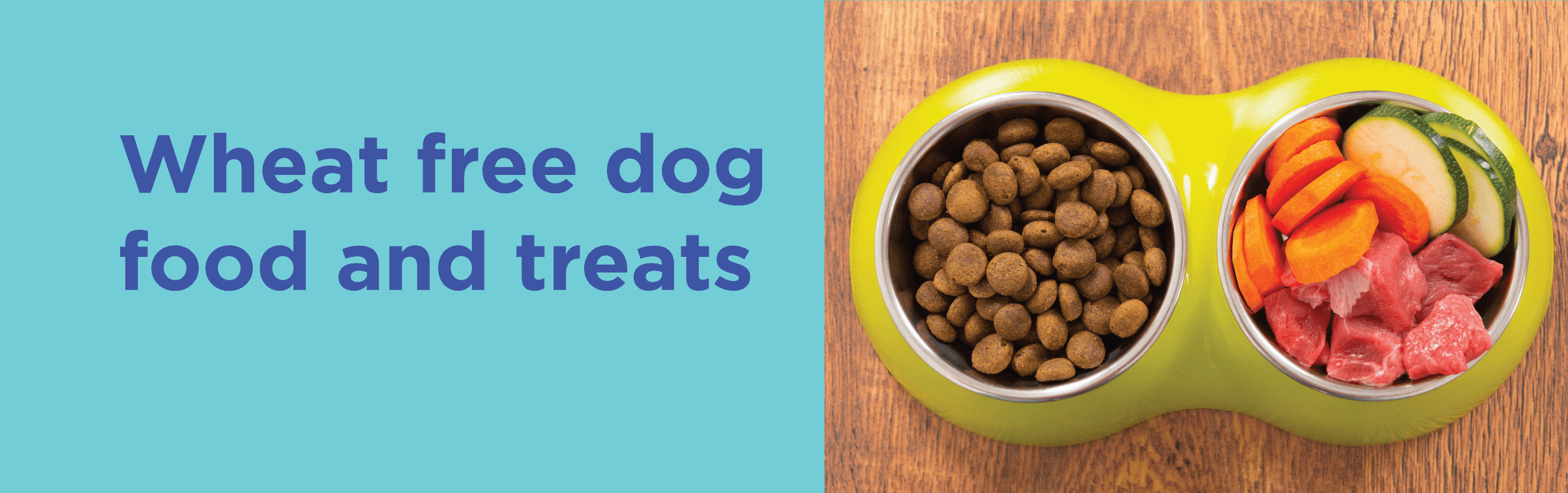 Wheat free dog food and treats